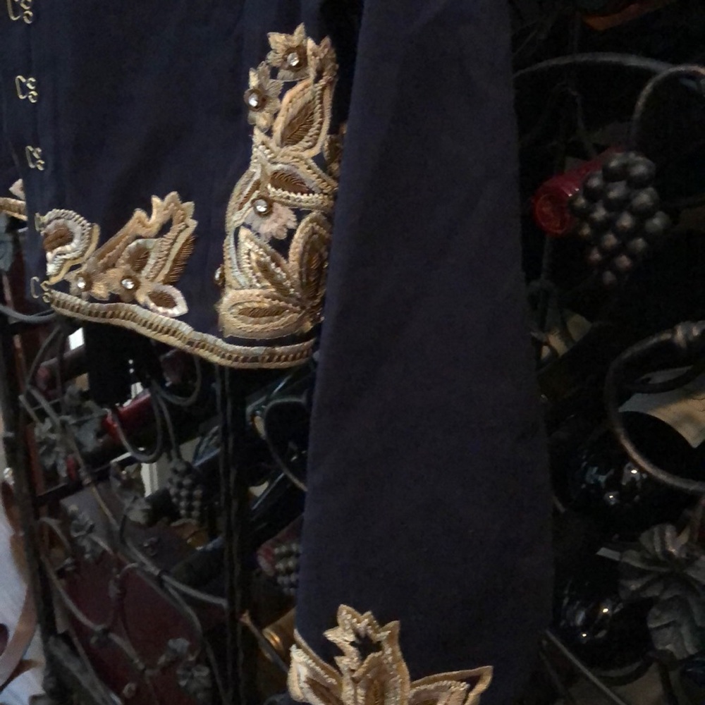 Embroidered blazer - Picture 4 of 8